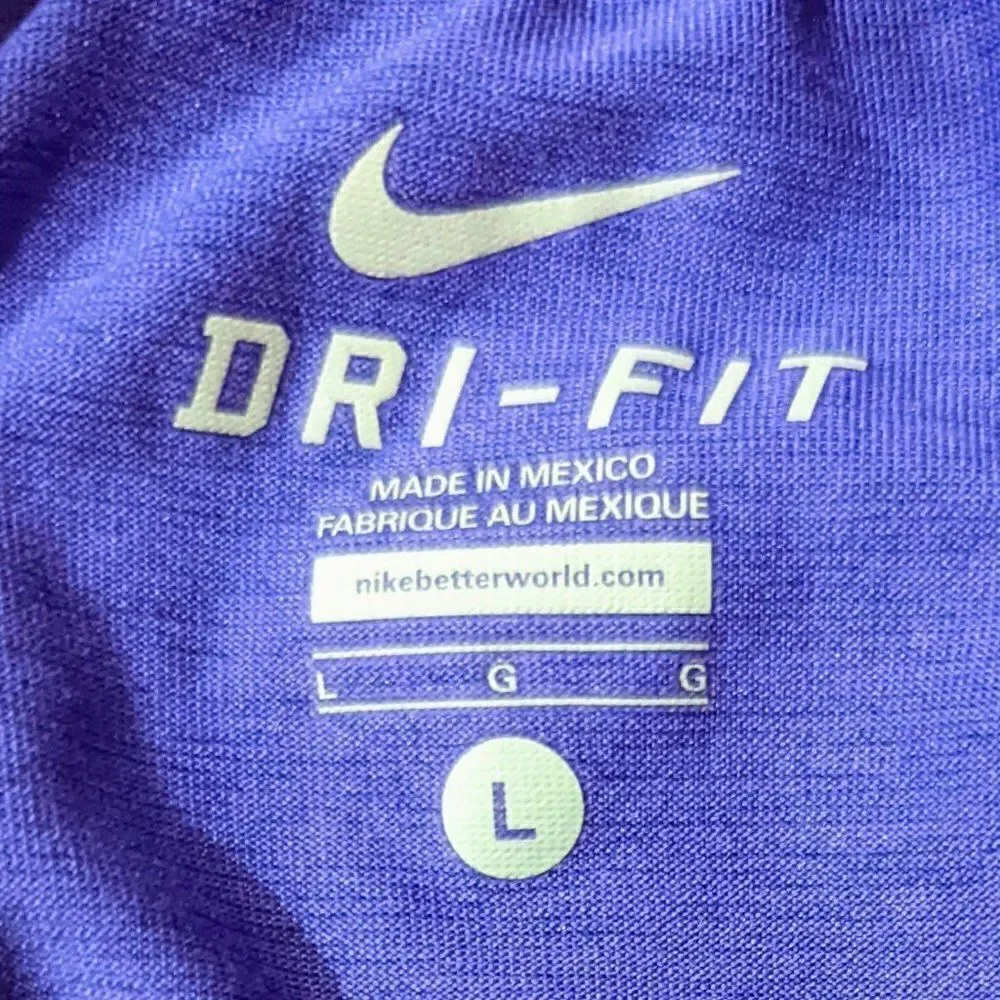 ‎Nike Dri-fit Purple T shirt